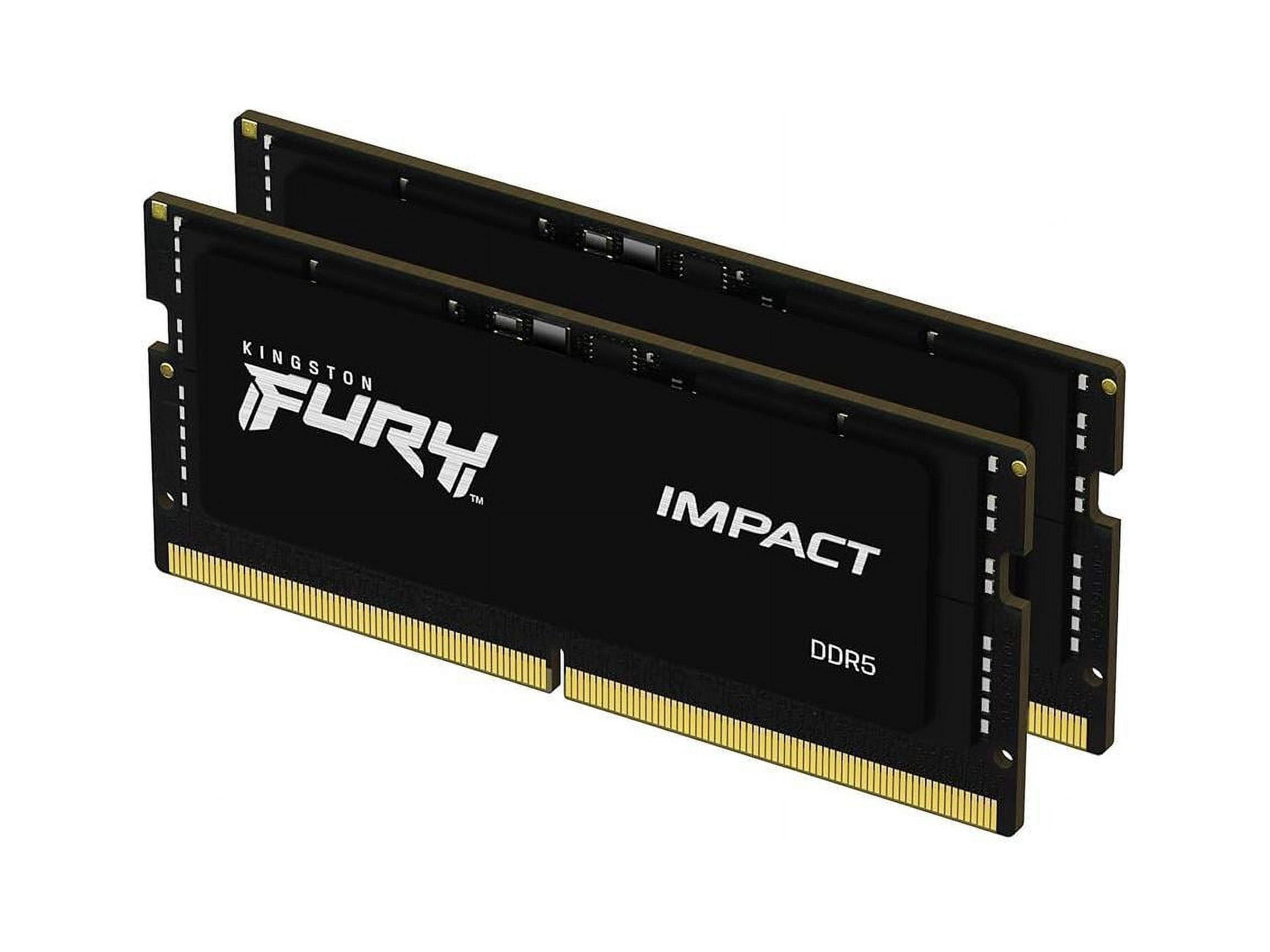 Kingston FURY PC用メモリ DDR5 4800 16GB×2本 Kingston FURY Impact 16GB (2 x 8GB) 262-Pin DDR5 SO-DIMM DDR5 4800