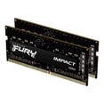 thumbnail image 1 of Kingston FURY Impact 16GB KIT (2x8GB) 2666MHz DDR4 Laptop Memory KF426S15IBK2/16, 1 of 4