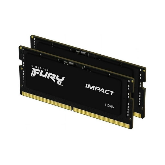 Kingston FURY Impact 32GB (2 x 16GB) 262-Pin DDR5 SO-DIMM DDR5 6000 (PC5 48000) Laptop Memory Model KF560S38IBK2-32