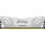 Kingston FURY Renegade White 16GB 6800MT/s CL36 DDR5 DIMM | Overclocking | Intel XMP 3.0 | Single Module | KF568C36RW-16
