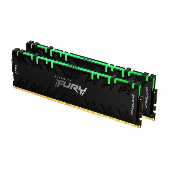Kingston FURY Renegade RGB 64GB (2x32GB) 3000MHz DDR4 CL16 Desktop Memory Kit of 2 KF430C16RBAK2/64