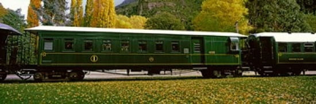 Kingston Flyer vintage steam train Kingston Otago Region South Island New Zealand Canvas Art - Panoramic Images (36 x 12)