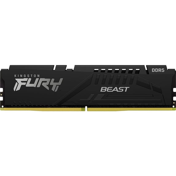 Kingston Fury Beast 16GB 6000MHz DDR5 CL40 DIMM Single Module Desktop Memory KF560C40BB-16 Black