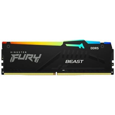 Kingston Fury Beast RGB 16GB DDR5 5200 (PC5 41600) Memory (Desktop Memory) Model KF552C36BBEA-16