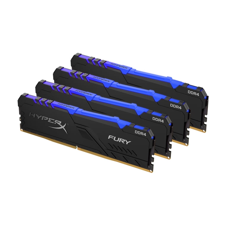 Kingston HyperX FURY RGB 64GB (4 x 16GB) 3200MHz DDR4 CL16 DIMM 