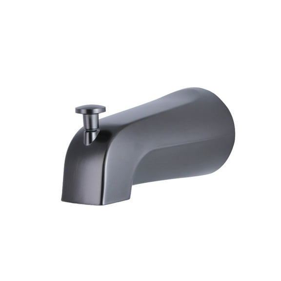 Kingston K1213A5 Rear Threaded Tub Spout with Top Diverter, Oil Rubbed Bronze