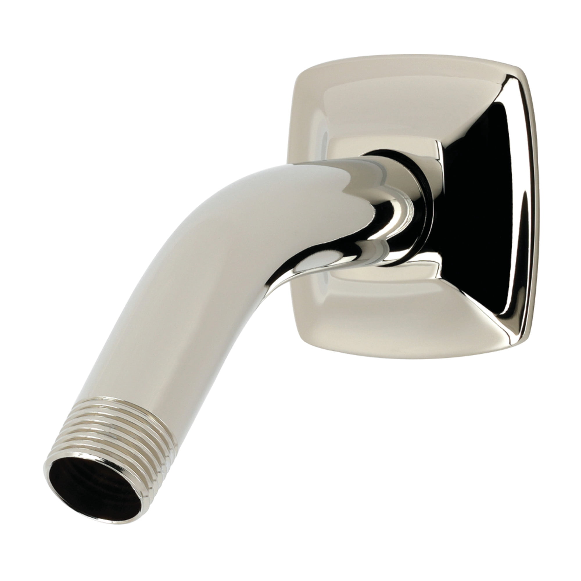 Kingston K150AK16 Gehry Shower Arm with Square Flange, Polished Nickel