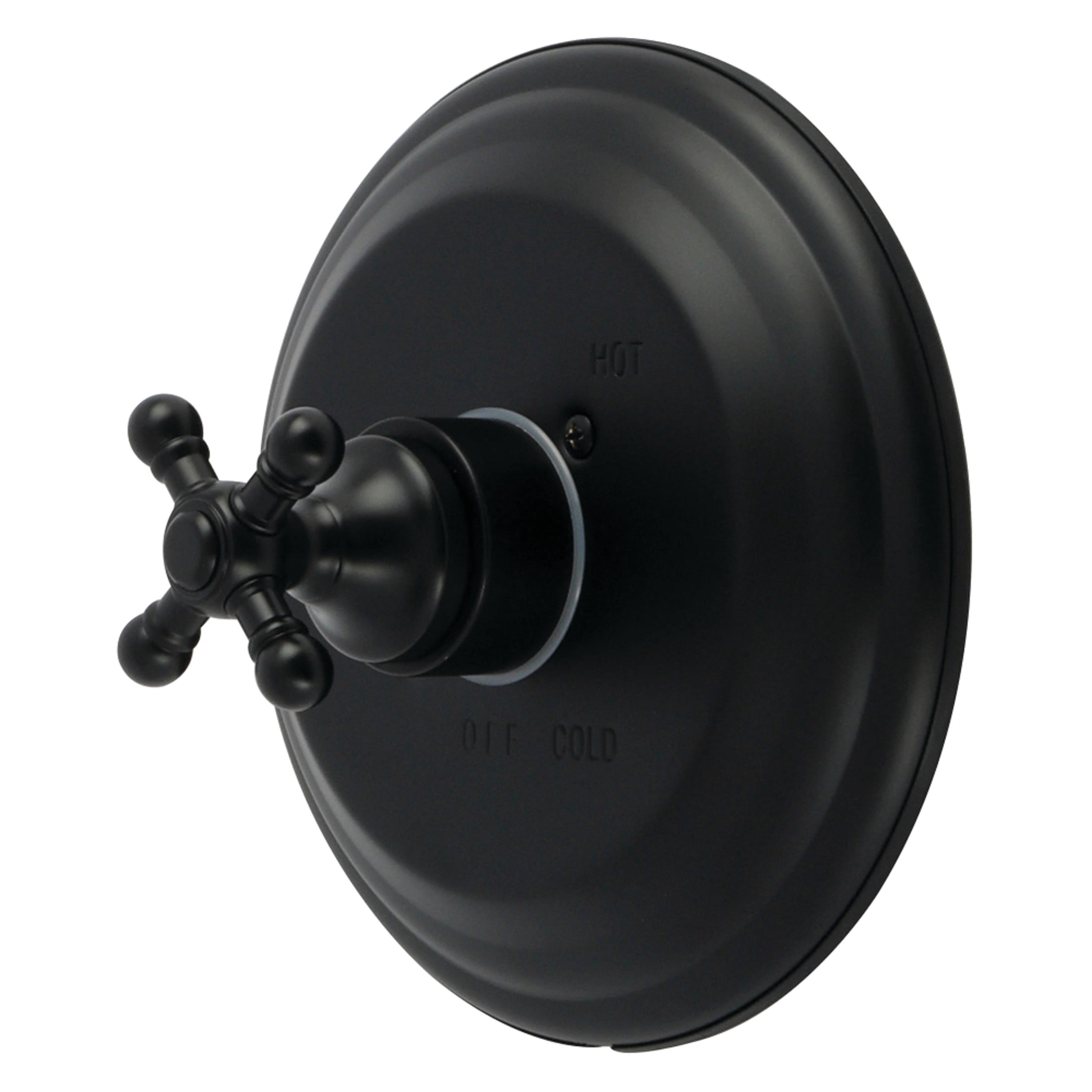 Kingston KB2630BXE Metropolitan Single-Handle Pressure Balanced Shower Valve and Trim Set - Valve Included in Matte Black