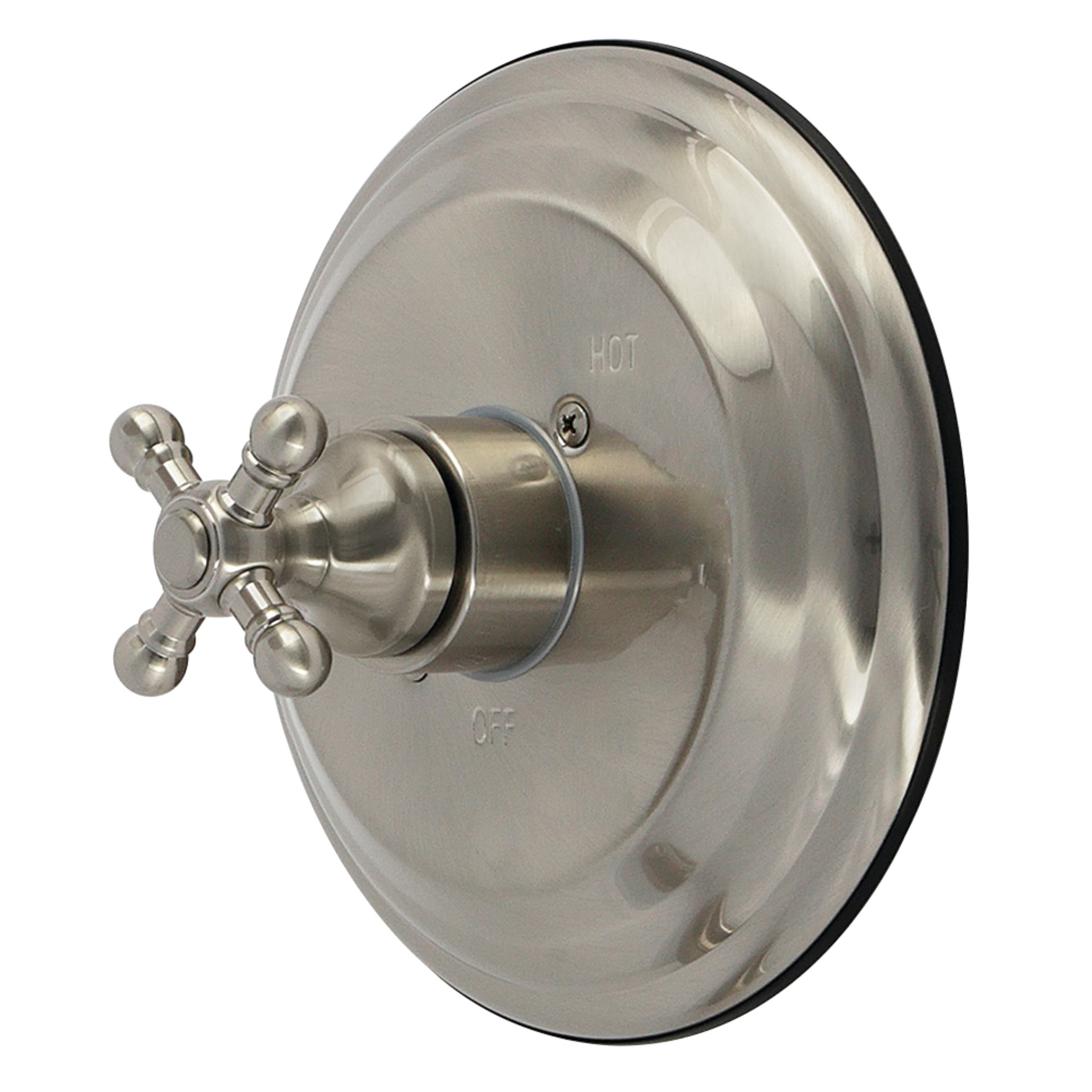 Kingston KB2638BXE Metropolitan Single-Handle Pressure Balanced Shower Valve and Trim Set - Valve Included in Brushed Nickel
