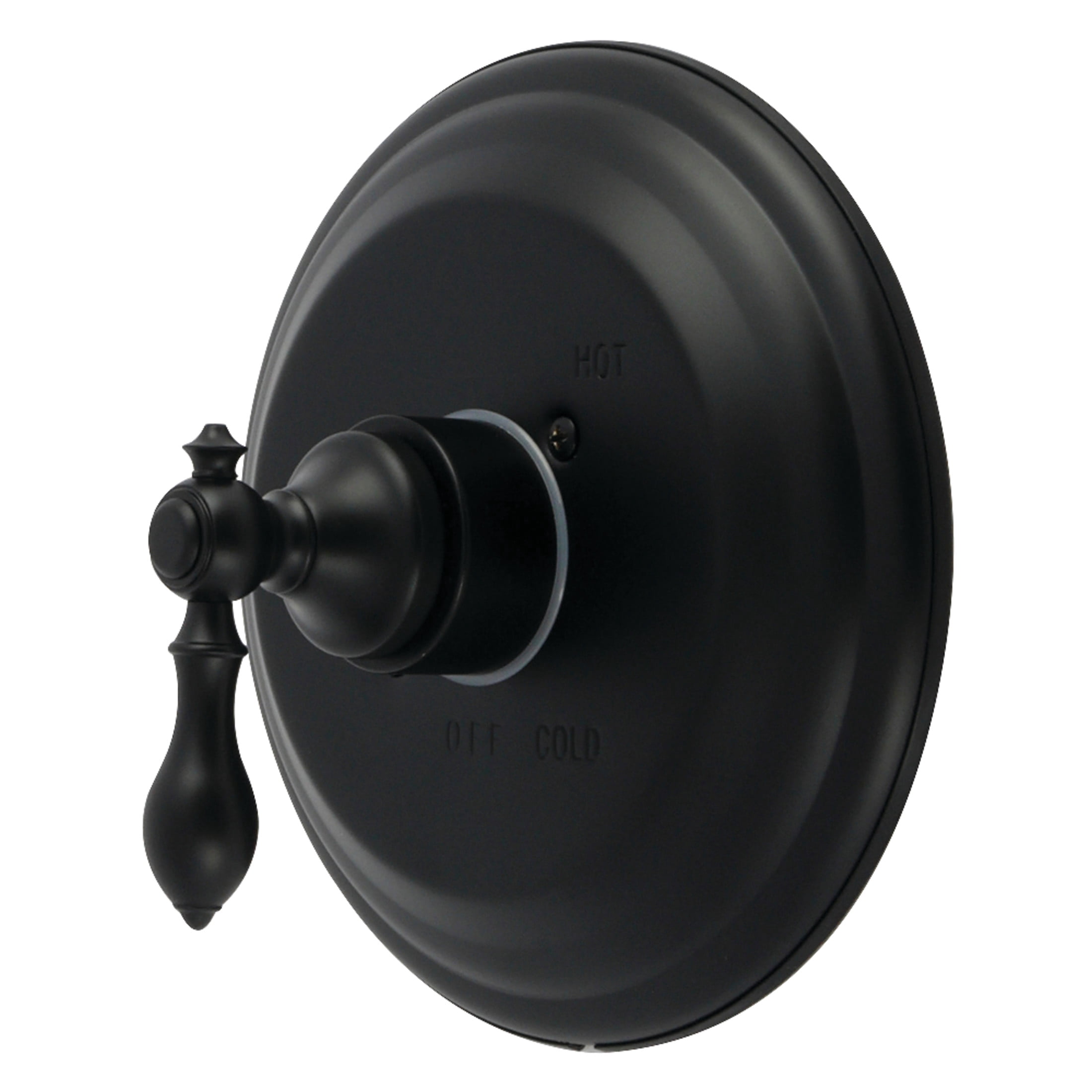Kingston KB3630ACLE American Classic Single-Handle Pressure Balanced Shower Valve and Trim Set - Valve Included in Matte Black