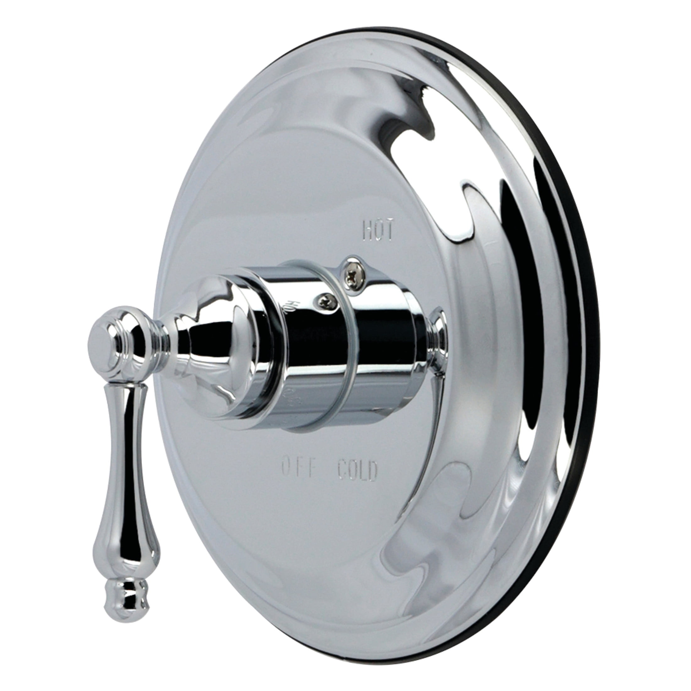 Kingston KB3631ALE Restoration Single-Handle Pressure Balanced Shower Valve and Trim Set - Valve Included in Polished Chrome