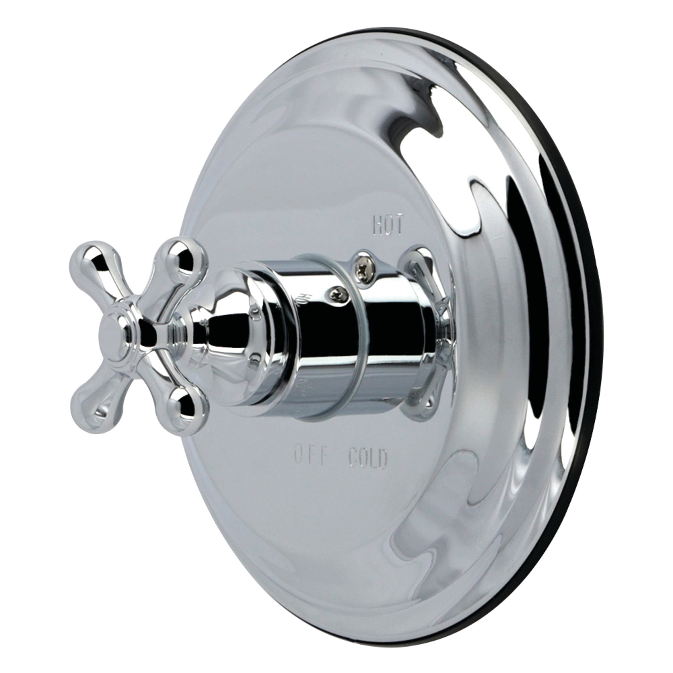Kingston KB3631AXE Restoration Single-Handle Pressure Balanced Shower Valve and Trim Set - Valve Included in Polished Chrome