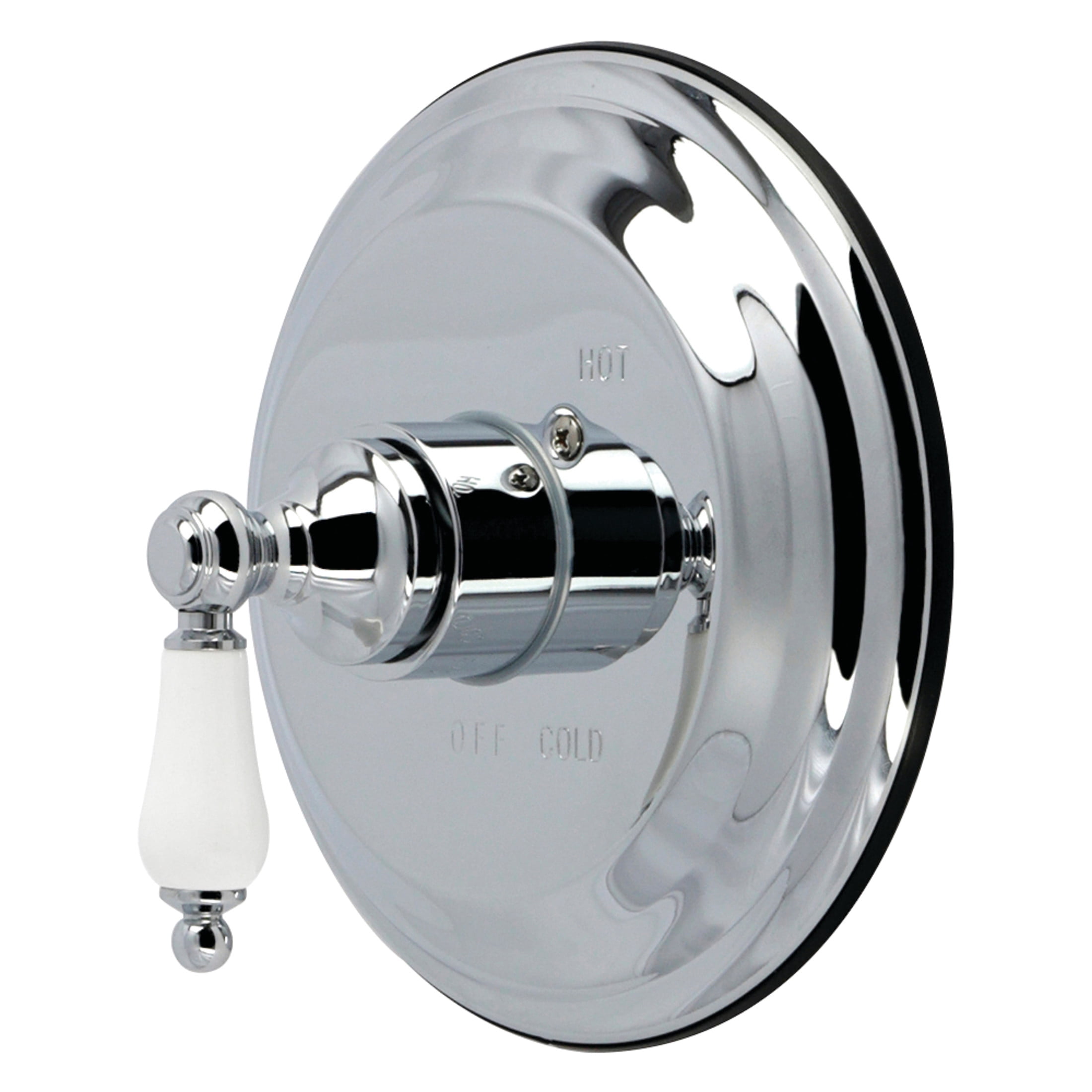 Kingston KB3631PLE Restoration Single-Handle Pressure Balanced Shower Valve and Trim Set - Valve Included in Polished Chrome