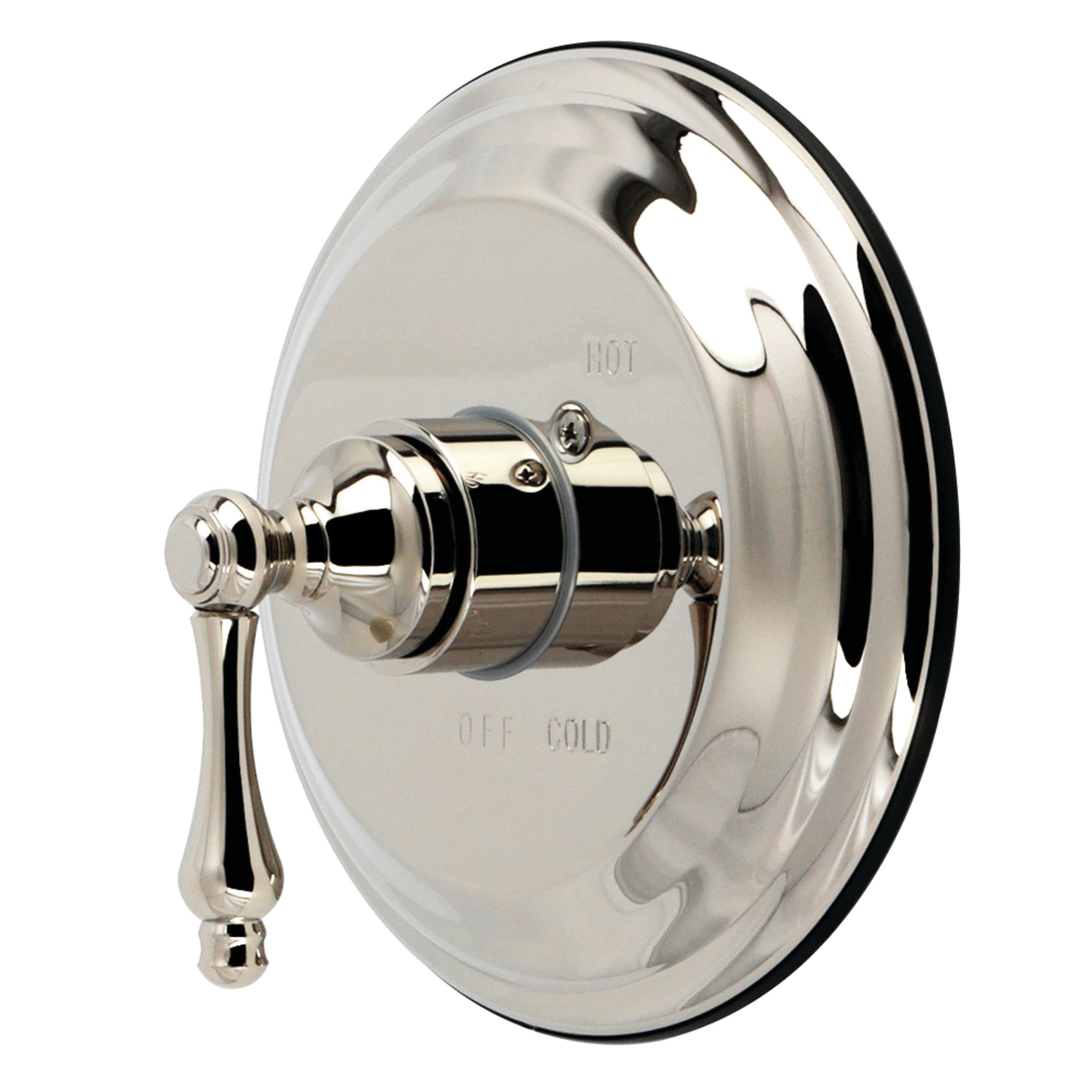 Kingston KB3636ALE Restoration Single-Handle Pressure Balanced Shower Valve and Trim Set - Valve Included in Polished Nickel