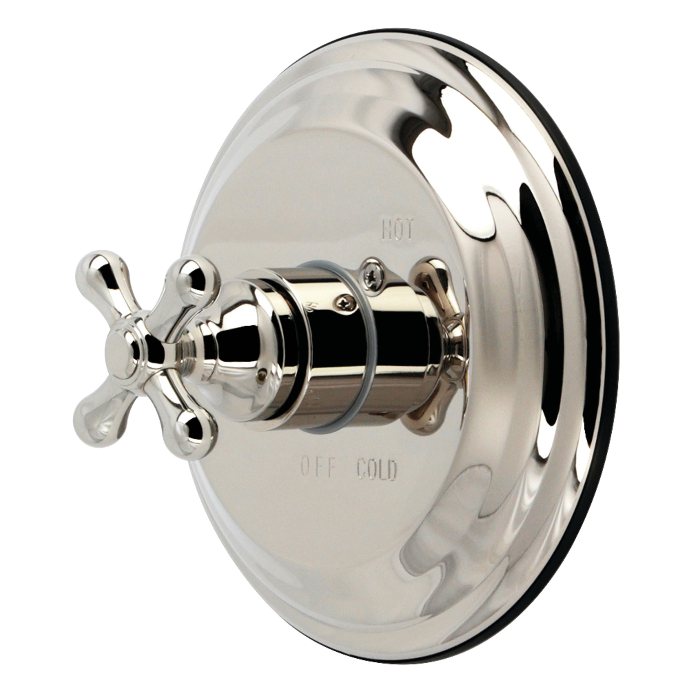 Kingston KB3636AXE Restoration Single-Handle Pressure Balanced Shower Valve and Trim Set - Valve Included in Polished Nickel