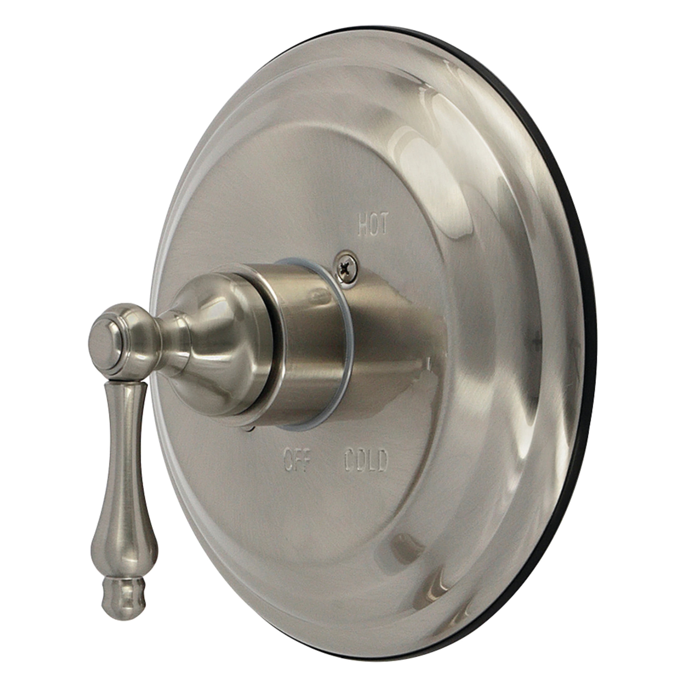 Kingston KB3638ALE Restoration Single-Handle Pressure Balanced Shower Valve and Trim Set - Valve Included in Brushed Nickel
