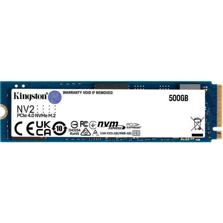 メモリー Kingston NV2 500GB M.2 SSD Kingston 500 GB Solid State Drive, M.2 2280 Internal, PCI Express