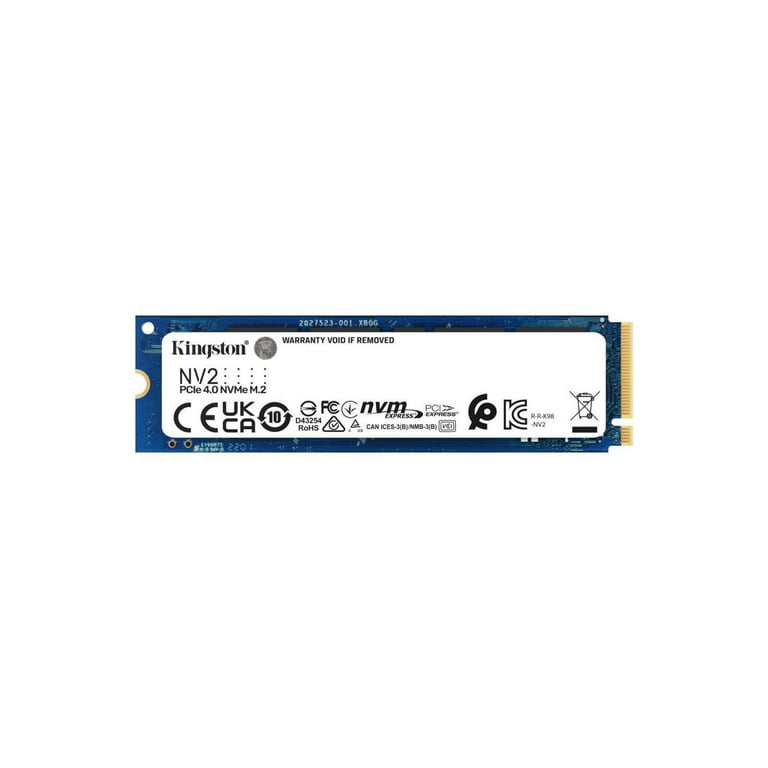 Anvendt servitrice Madison Kingston NV2 PCIe 4.0 NVMe SSD 500GB Internal M.2 2280 - Walmart.com
