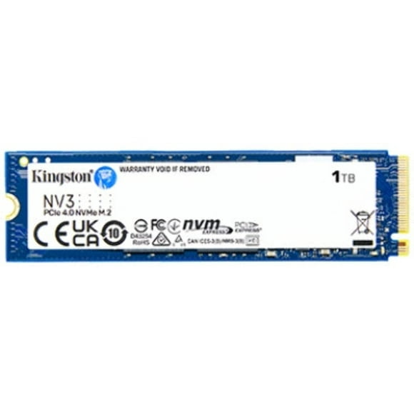 Kingston 1TB Internal SSD M.2 2280 NV3 PCIe 4.0 NVMe SNV3S/1000G