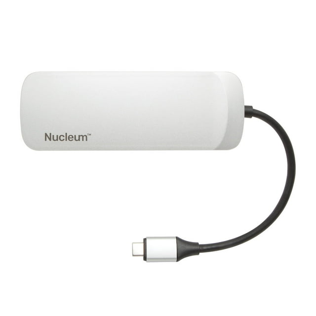 Kingston Nucleum 7-in-1 USB 3.0 Type-C Adapter Hub, 4K HDMI, SD and MicroSD Card, USB Type-C Charging for MacBook, Chromebook, and Other USB Type-C devices