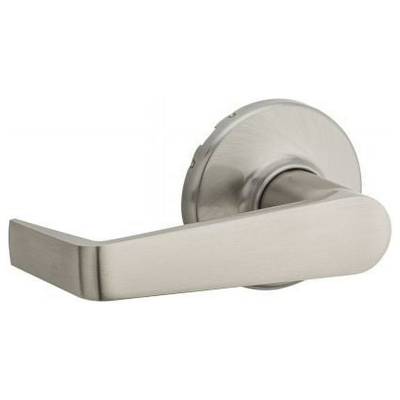 Kingston Passage Door Lever in Satin Nickel