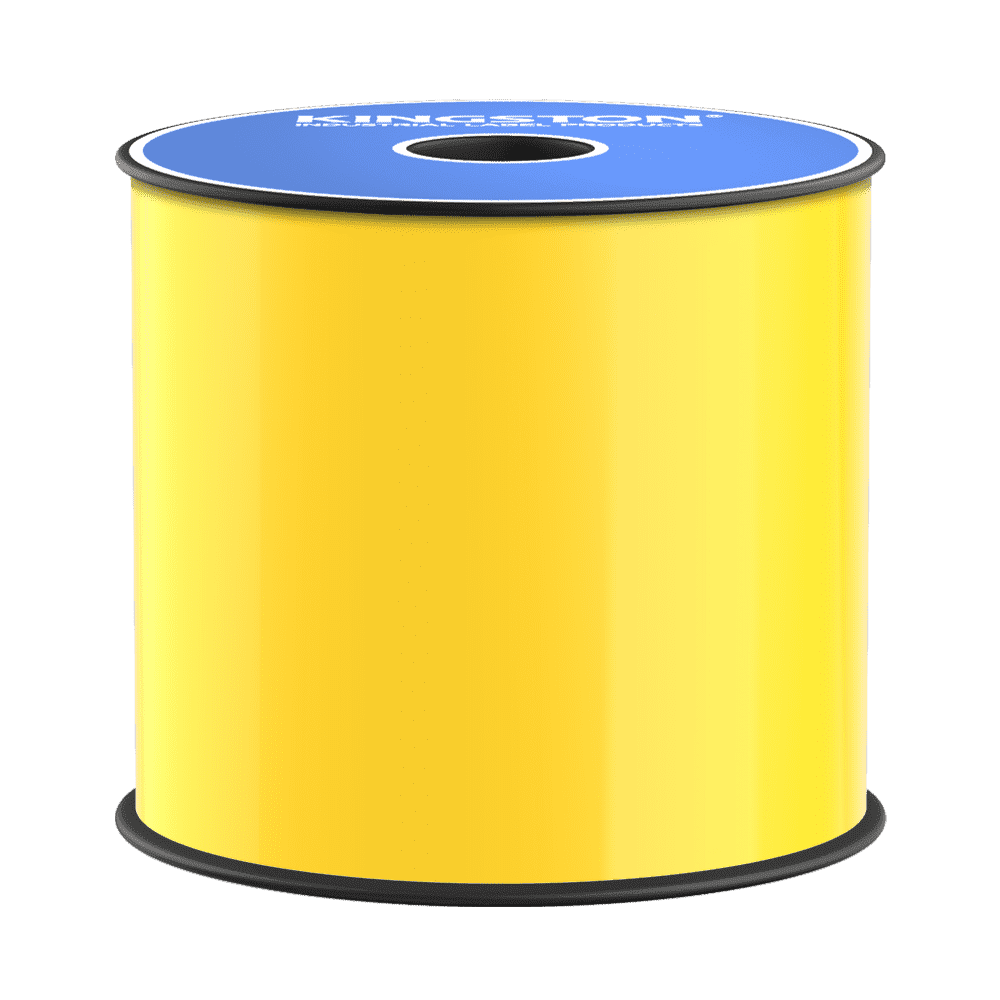 4x150 Ft Yellow Vinyl Labeling Tape - For SafetyPro, Duralabel 4TTP & Pro Printers