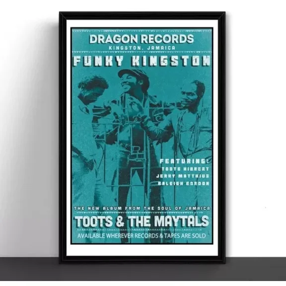 Kingston Record Store Reggae Band Inspired Poster Wall Art Print Home Decor UNFRAMED POSTER