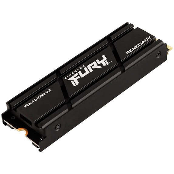 Kingston SFYRSK/500G Fury Renegade 500GB PCIe Gen 4 NVMe M.2 Internal Gaming SSD with Heat Sink|PS5 Ready|Up to 7300MB/s