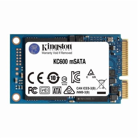 Kingston SKC600MS-256G 256GB KC600 Sata3 mSATA Solid State Drive
