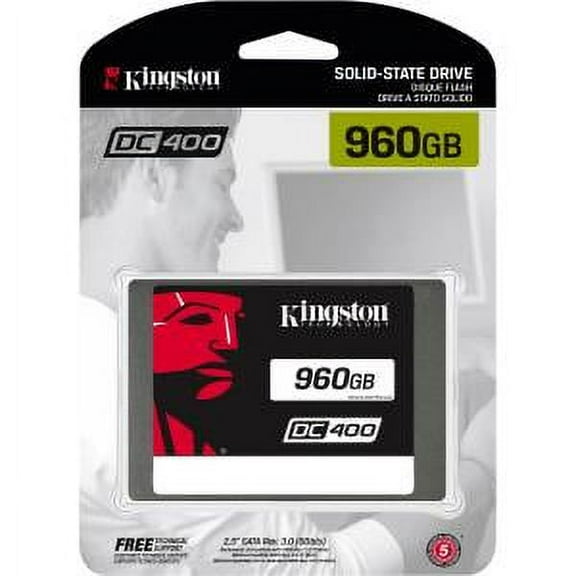 Kingston SSDNow DC400 - solid state drive - 960 GB - SATA 6Gb/s