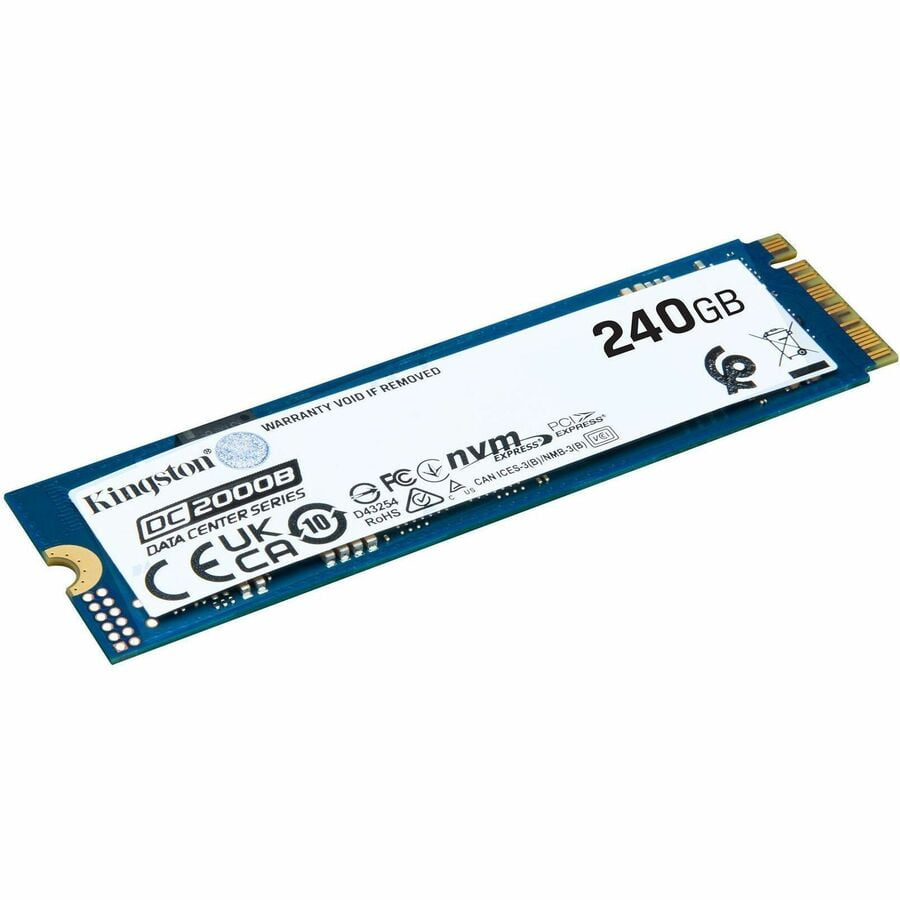 Kingston DC2000B 240 GB Solid State Boot Drive, M.2 2280 Internal, PCI Express NVMe (PCI Express NVMe 4.0 x4)