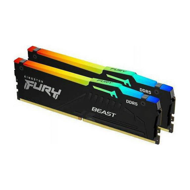 メモリー DDR5 16GB 5600Mhz Kingston FURY BEAST Kingston FURY Beast 16GB (2 x 8GB) DDR5 SDRAM Memory Kit - Walmart.com