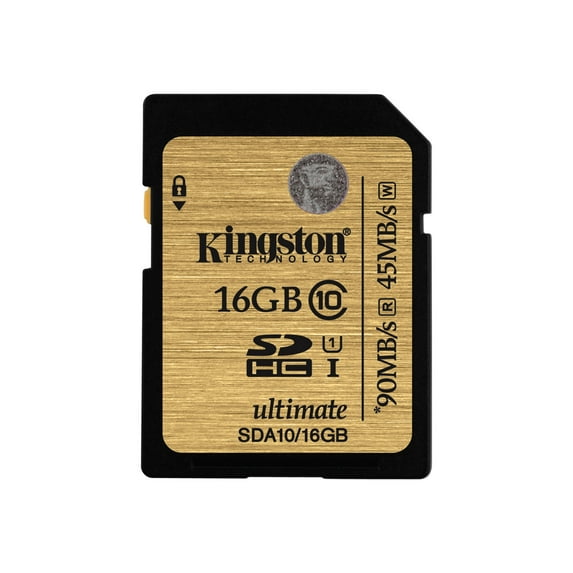 Kingston Ultimate - Flash memory card - 16 GB - UHS Class 1 / Class10 - 300x - SDHC