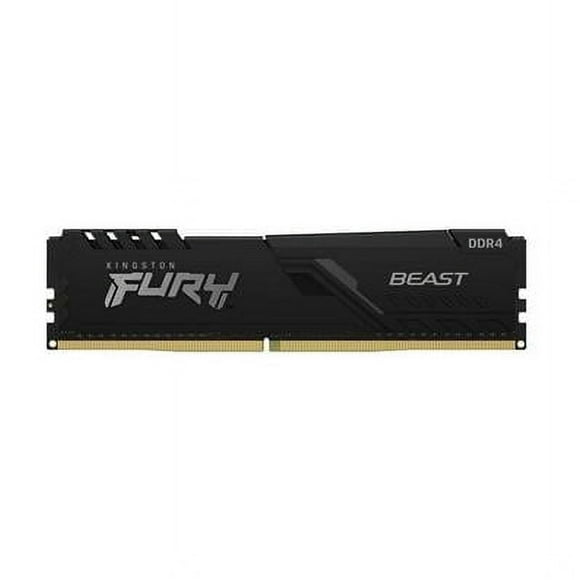 Kingston Value Ram KF432C16BB1-16 HyperX Fury 16GB 3200MHz DDR4 CL16 DIMM Desktop Memory Ram, Black
