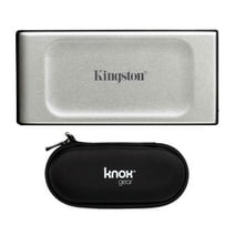 Kingston XS2000 2TB Portable External SSD with Knox Gear Hard Travel Case Bundle