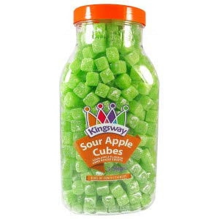 Kingsway Sour Apple Cubes 250g