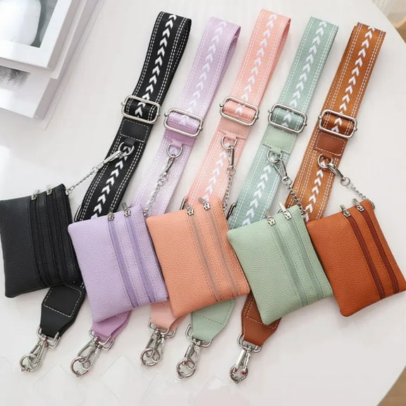 Kingswick 2 Piece Cell Phone Lanyard Set Universal Crossbody Bag Cell Phone Lanyard Nylon Patch Adjustable Shoulder and Neck Strap Fits Most Smartphones