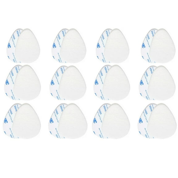 Kingswick Men's and Women's Felt Metatarsal Pads, 3M Adhesive Forefoot Pads, Forefoot and Sole Support Footbeds, Pain Relief Support Bonded Foam Footbeds,12Pcs