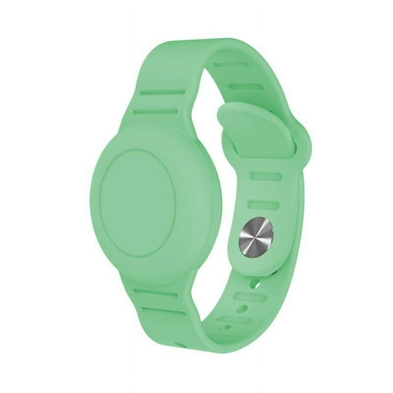 Kingswick waterproof Airtag wristband compatible with Apple Airtag, hidden silicone protective case suitable for Airtag GPS tracker holder, adjustable strap silicone wristband GPS tracker ﻿