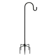 Kingsyard 44 Inch Garden Shepherds Hooks with Adjustable Heavy Duty 5 Prong Base