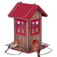 thumbnail image 1 of Kingsyard Bird House Feeders for Outside, Hanging Metal Bird Feeder with 4 Ports, Outdoor Decoration, 1 of 7