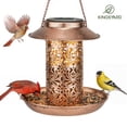 thumbnail image 1 of Kingsyard Solar Powered Multi-Bird Lantern Feeder, Bronze, 1 of 10