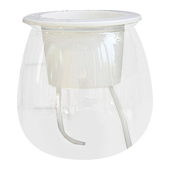 Kingtowag 2-Pack Self-Watering Transparent Pet Plant Pot for Modern Gardening, Transparent for Root Monitoring, Eco-Friendly and Lightweight, Perfect for Desks and Shelves In Modern Homes