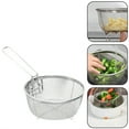 thumbnail image 1 of Kingtowag 23Cm Stainless Steel Fry Basket, Stainless Steel Fry Basket, Wire Mesh with Detachable Handle, Foldable for Easy Storage, Kitchen Cooking Gadget., 1 of 9