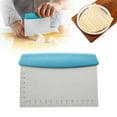 thumbnail image 1 of Kingtowag Blue Baking Tool Vegetable Cutter, Baking Tool Vegetable Cutter, Stainless Steel with Scale, Food Grade Scraper., 1 of 9