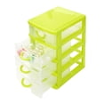 thumbnail image 1 of Kingtowag Clearance, Drawer Organizer Top Organizer for Small Parts, Multi-Layer Storage Box Small Drawer Type Green L (Green Four Layers), Plastic Drawer Storage, 1 of 3