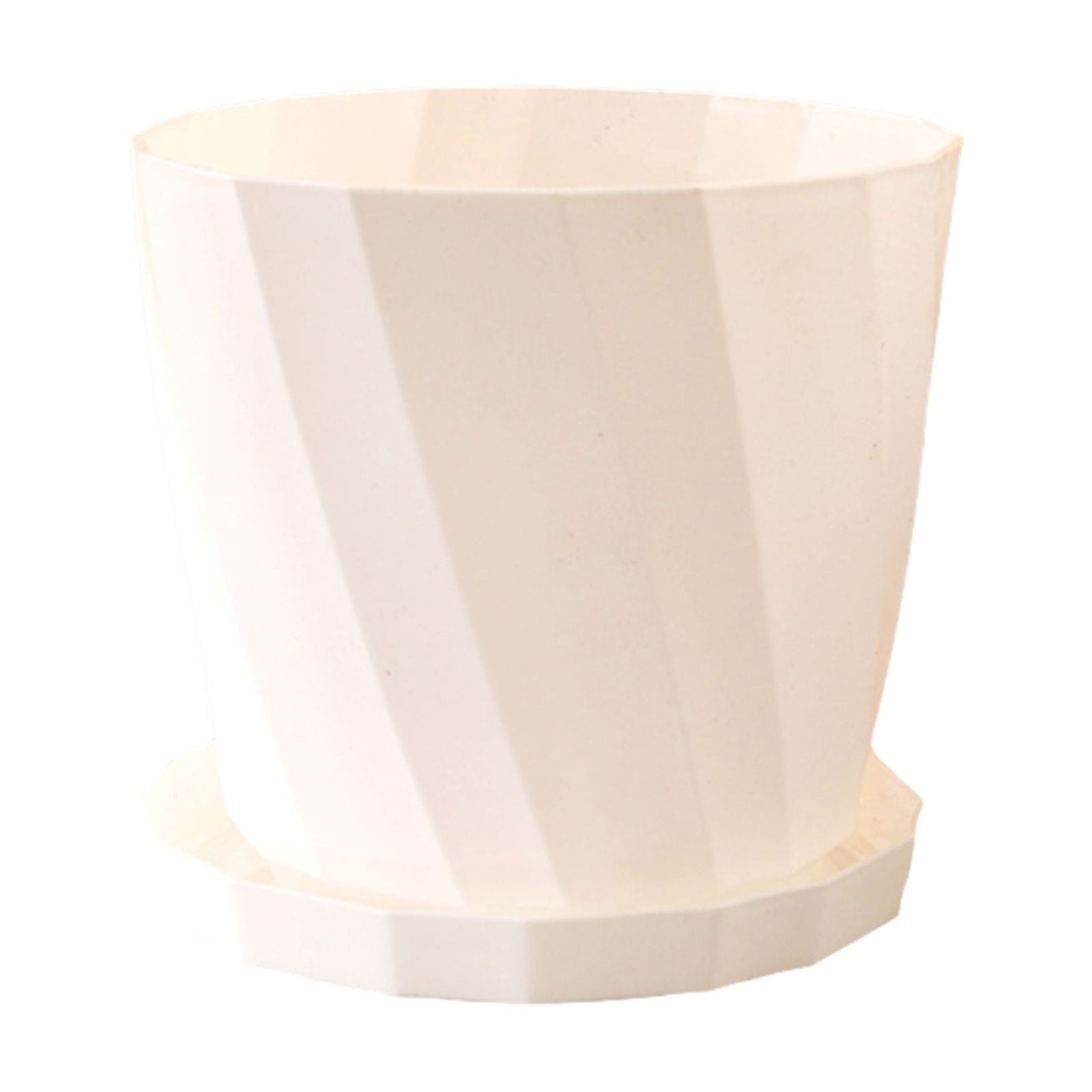 Kingtowag Clearance Plant Pots Indoor Plant Containers, Lazy White