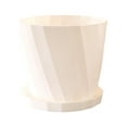Kingtowag Clearance Plant Pots Indoor Plant Containers, Lazy White