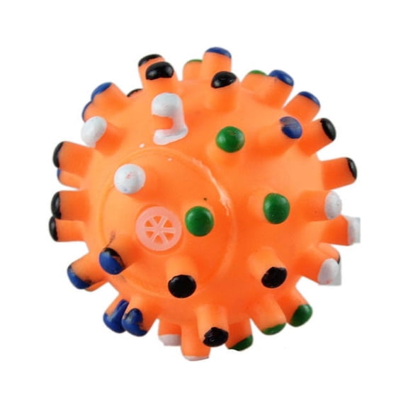 Kingtowag Dog Dental Chew Toy with Squeaker for Teeth Cleaning, Interactive Fetch Play TPR Chew Toy, Oral Hygiene & Teething Relief, Floats for Pool Fun, Safe for Small & Medium Breed Chewers