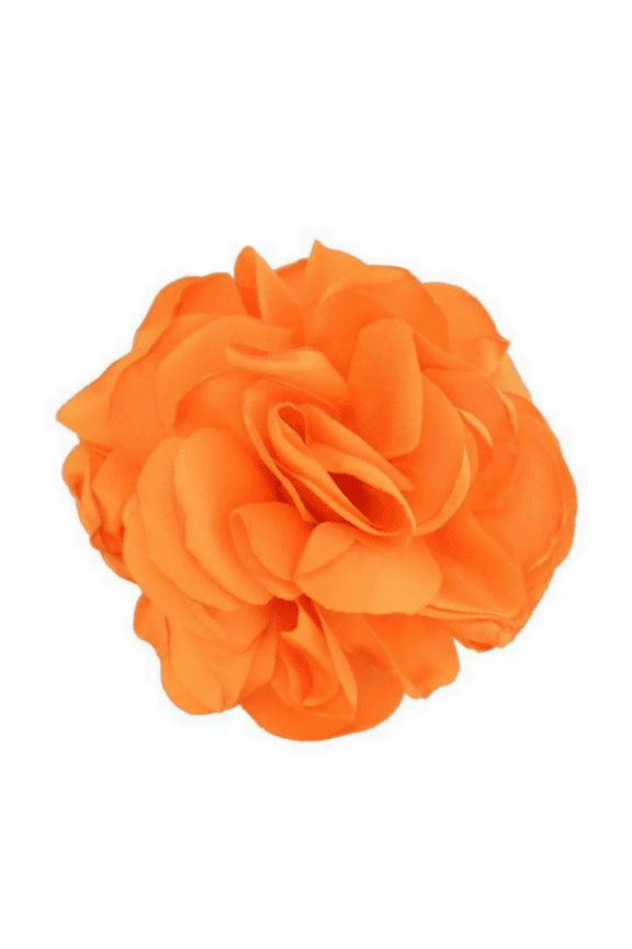 Fashion Elegant Brooch (Burned Edge Flower Pin, Women'S Suit Wear), Fashion Elegant Brooch Burned Edge Flower Pin, For Women'S Suit Wear Handmade Corsage, Orange Color And Versatile